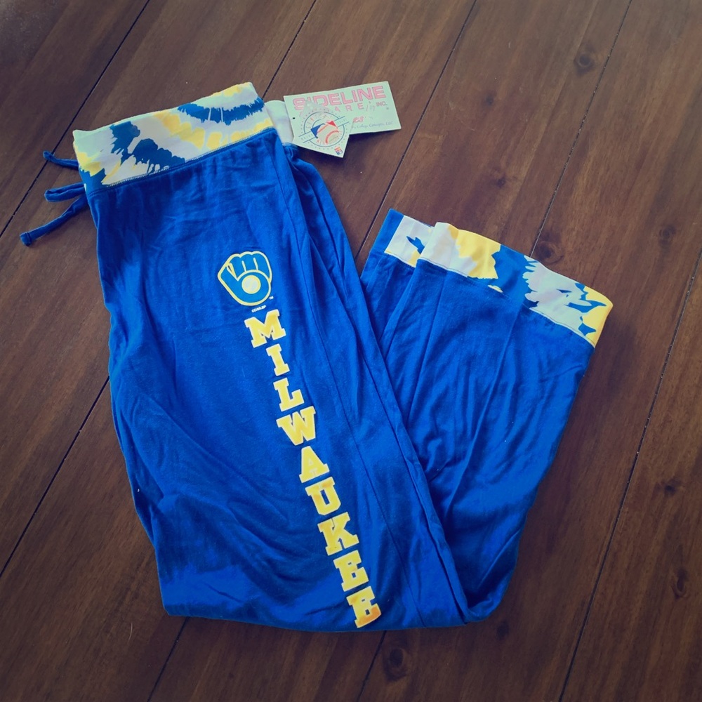 NWT 💙💛Milwaukee Brewers Lounge Pants